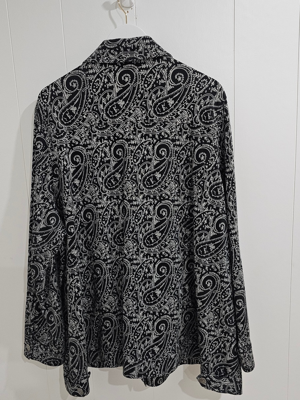 Blue Sky Fair Trade Cotton  Paisley Western Jacket 2X Boho Ranchwear Cottagecore - Picture 3 of 16